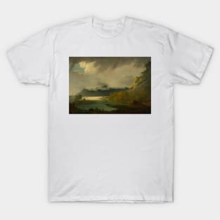 Derwent Water, with Skiddaw in the Distance by Joseph Wright T-Shirt